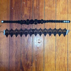 2 for 1 price black chocker